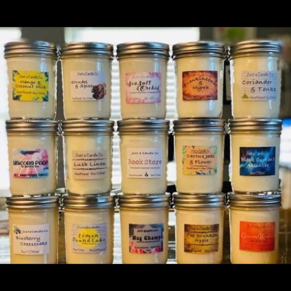 handmade scented candles